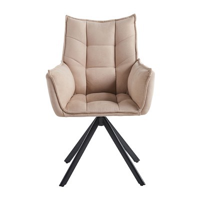 כיסא מבטא מרופד עם נשק