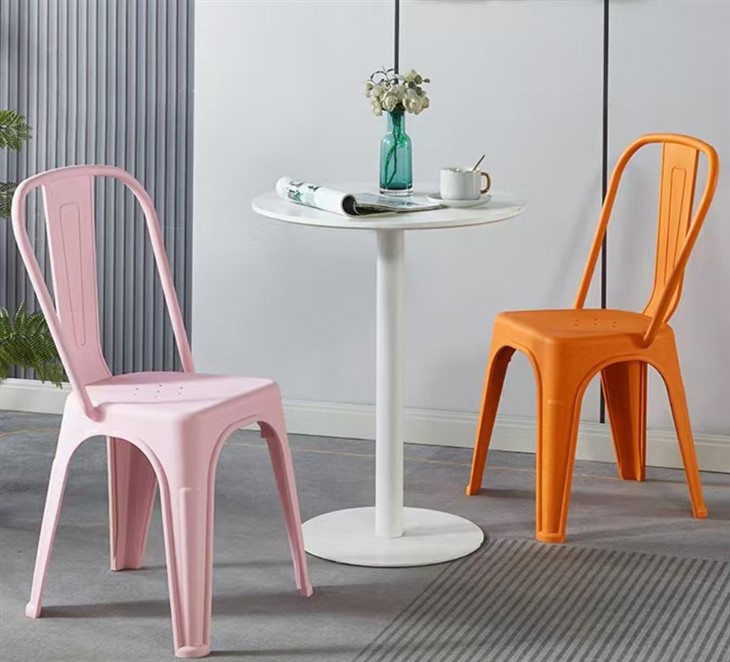 Tolix Chair Iron Painting Metal Chair Industrial Style Dinning Chair suppliers